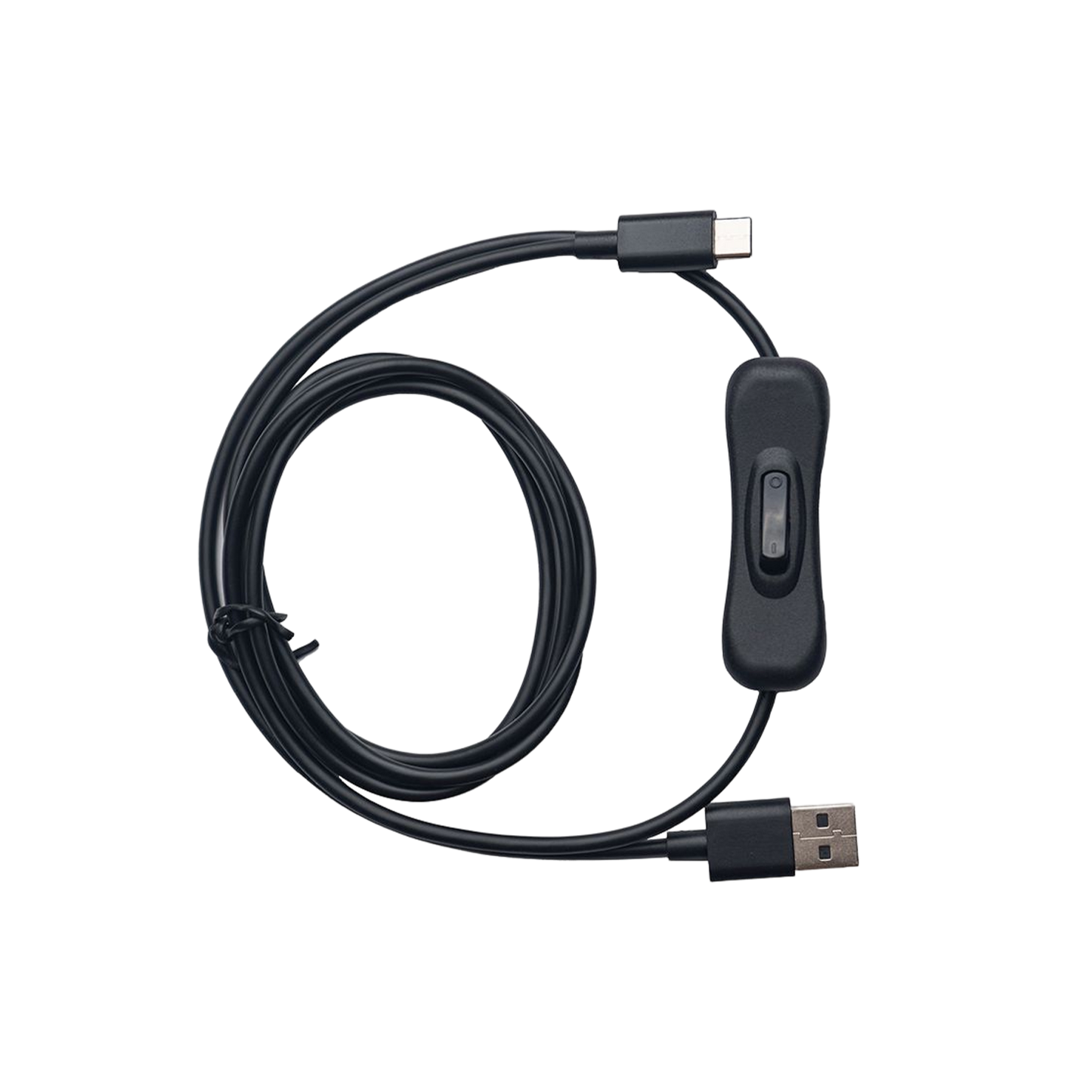 Câble d'alimentation de données USB-A et USB-C avec interrupteur ON/OFF