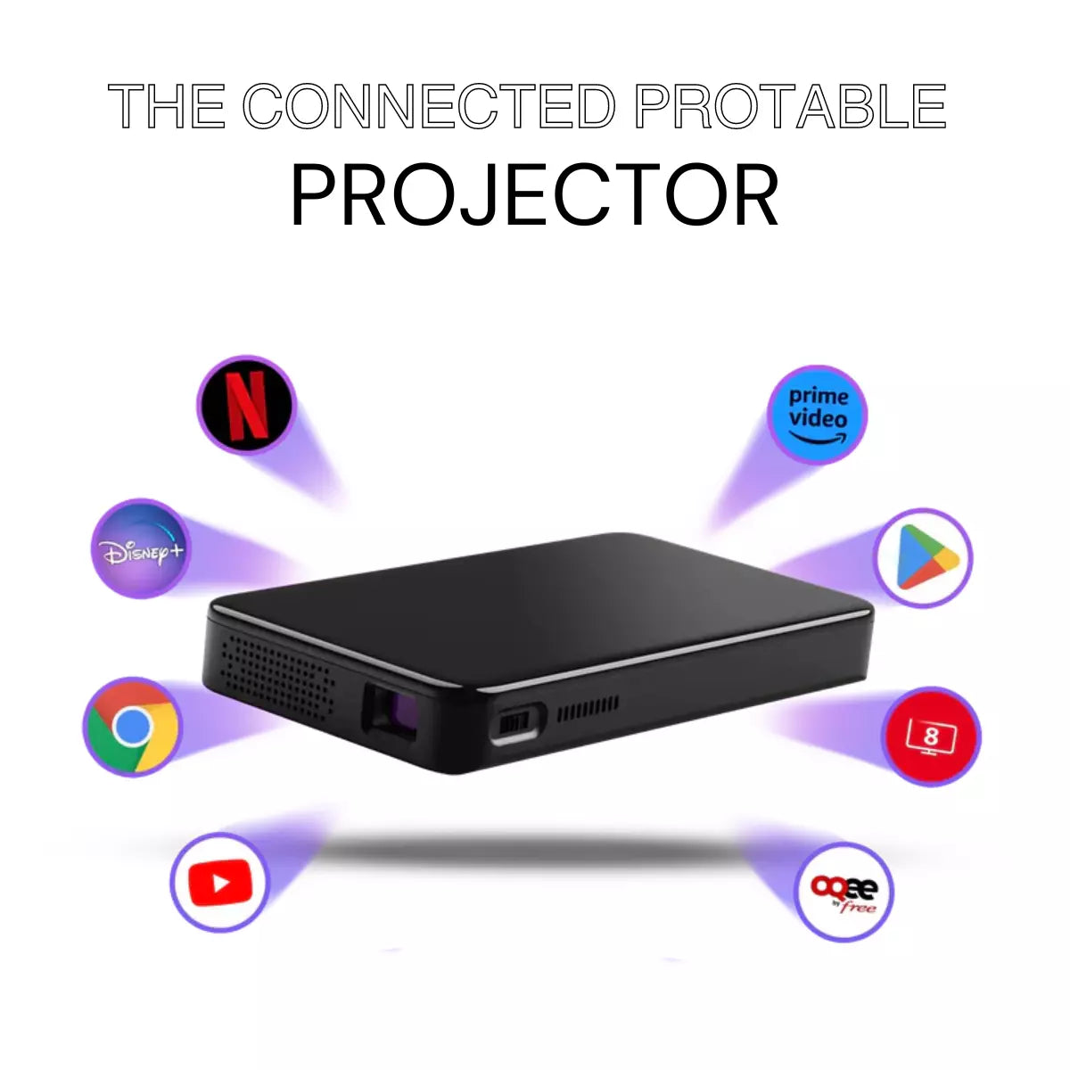 Projecteur MINI4K Android Airplay HDMI Netflix